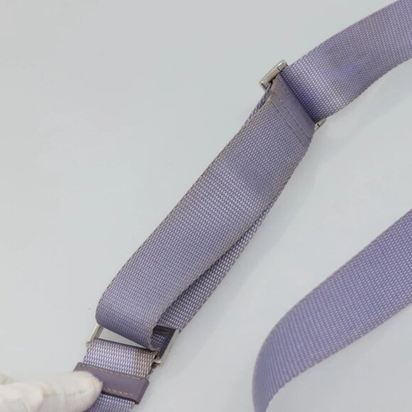 PRADA Shoulder Bag Nylon Purple Silver Auth ti3319 - Picture 11 of 16